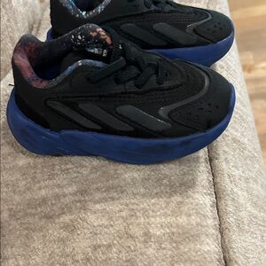 Kids Black and Blue Sneakers